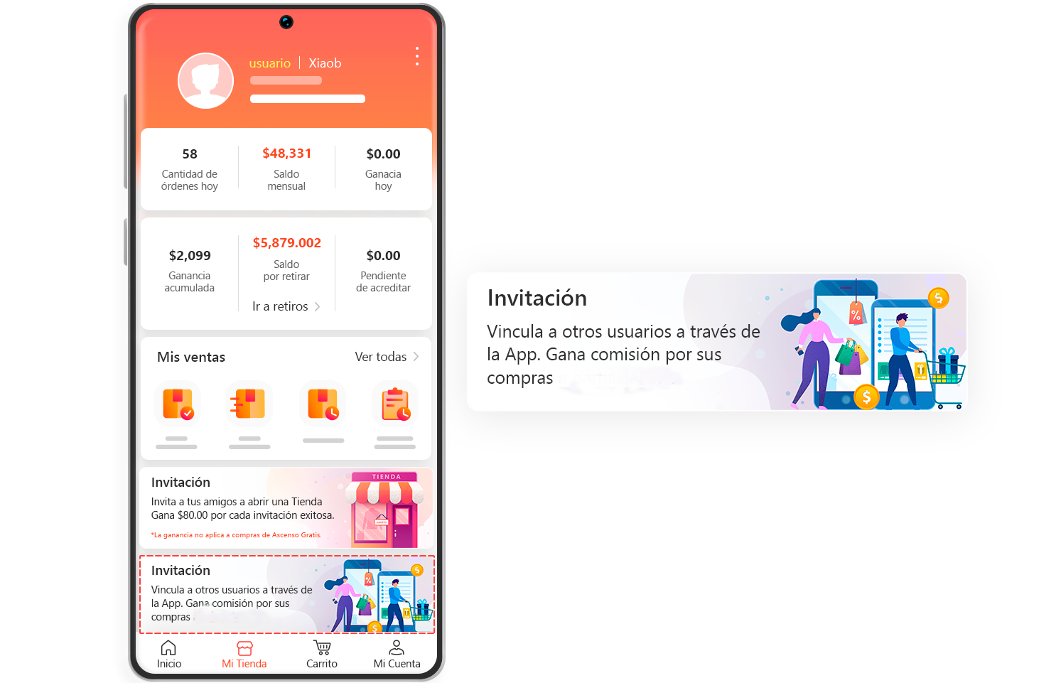 Beneficios para los Xiaob, Señalización Banner 2