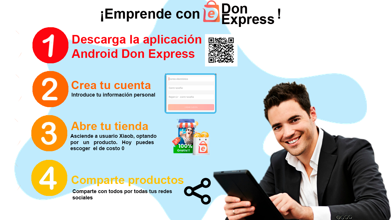 Pasos rápidos para registrarse, abrir tienda y vender, con imágenes