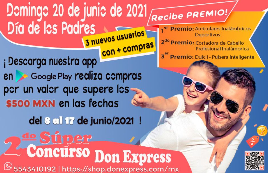 Promoción día del padre, tamaño mediano