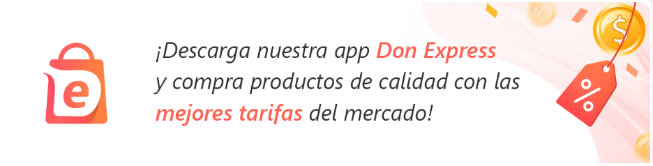 Promocional sin Botones de descarga App Don Express